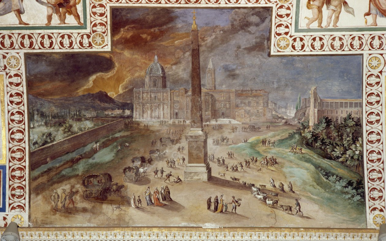 Santa Maria Maggiore, Rzym autorstwa Italian School