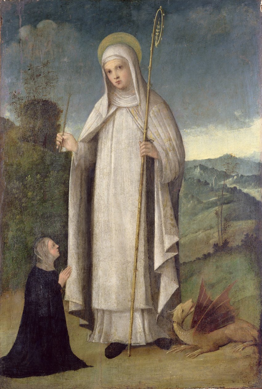 Św. Małgorzata, ok. 1500 (panel) autorstwa Italian School