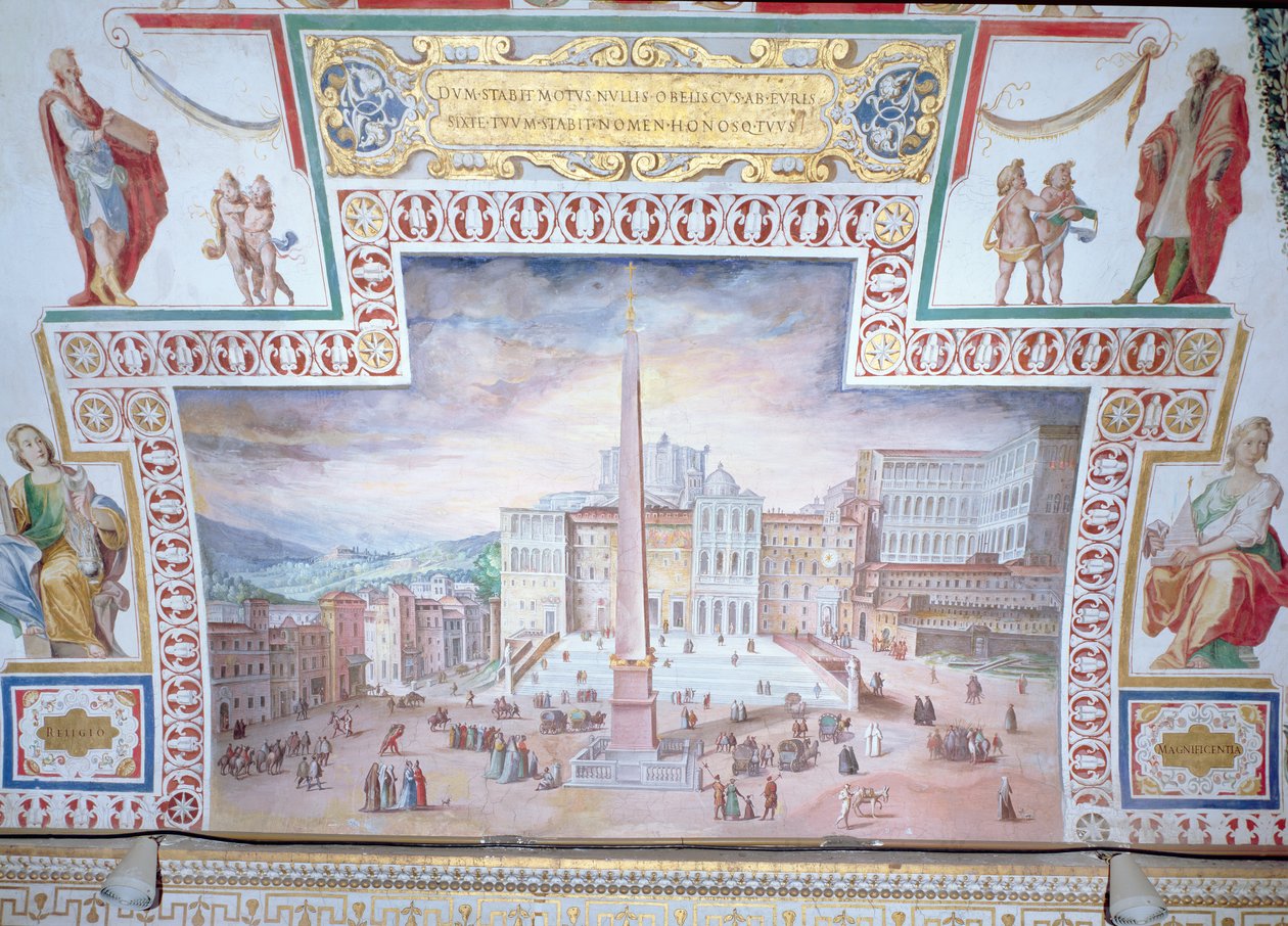Plac Świętego Piotra, Rzym autorstwa Italian School