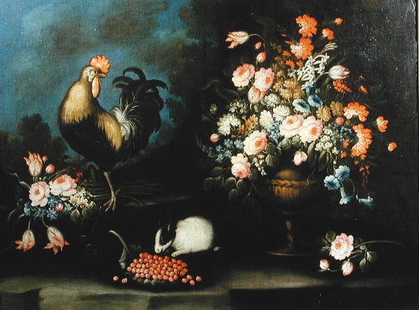 Martwa natura (olej na płótnie) autorstwa Italian School