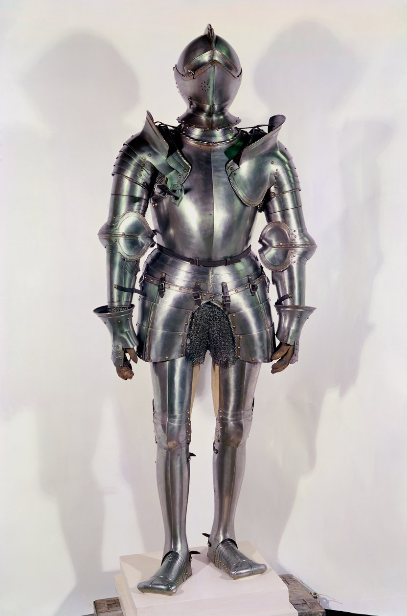 Zbroja prawdopodobnie należała do Chevaliera Bayarda (1475-1524), ok. 1510 (metal) autorstwa Italian School