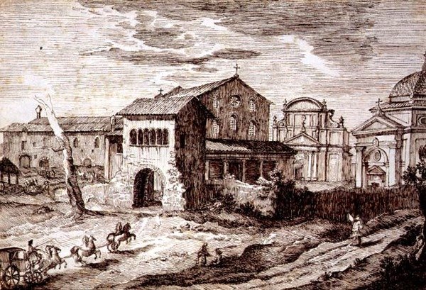 Bazylika San Lorenzo, Rzym autorstwa Italian School