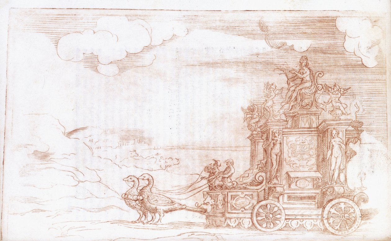 Rydwan Wenus, 1579 autorstwa Italian School