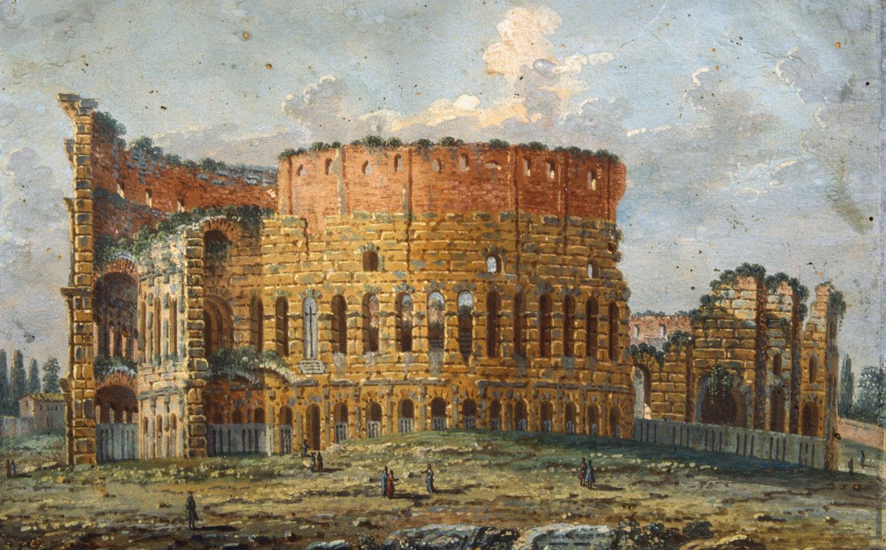 Koloseum (wc na papierze) autorstwa Italian School