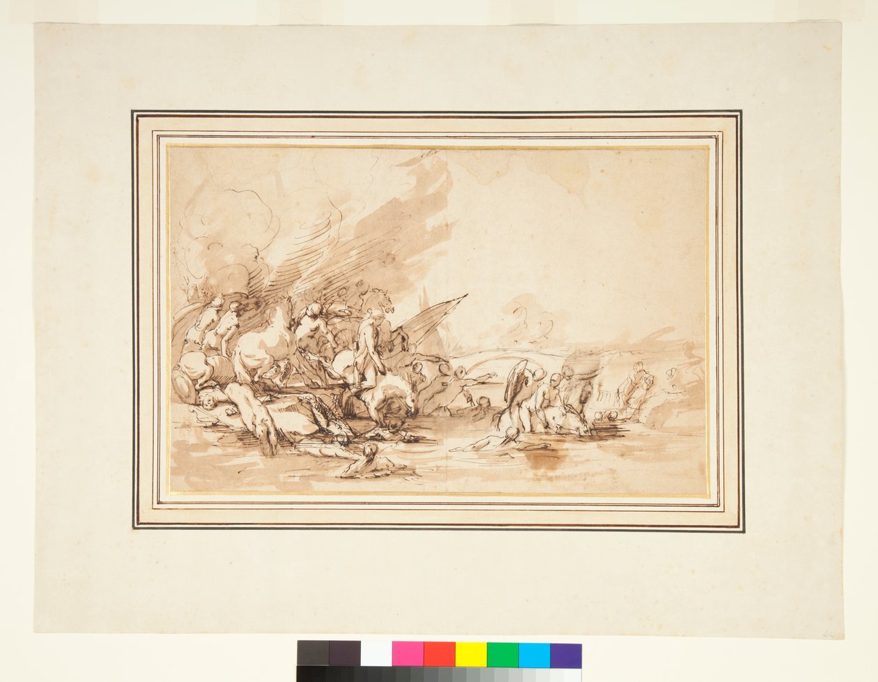 Lot Cloelii i jej towarzyszy, 1650-1700 autorstwa Italian School