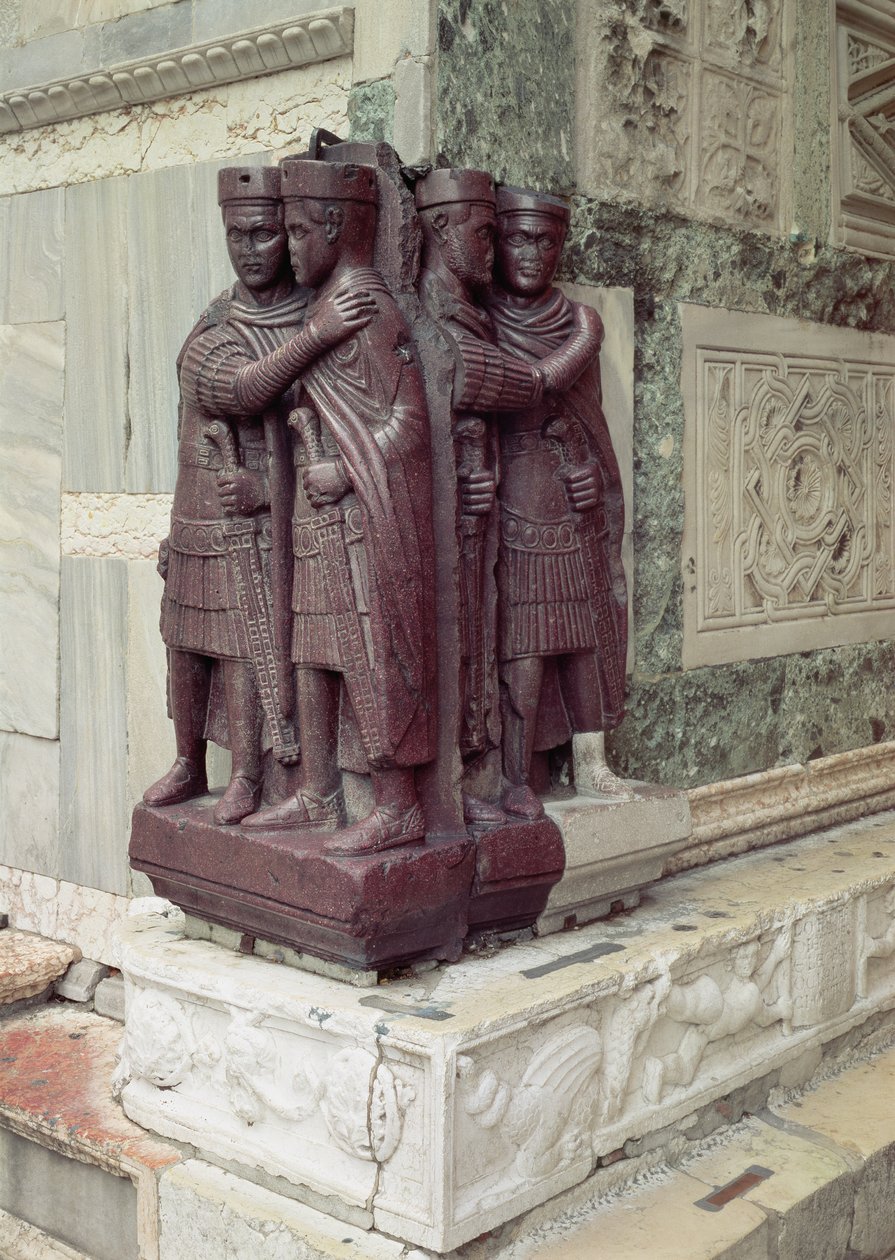 Cztery Tetrarchy (porfir) autorstwa Italian School