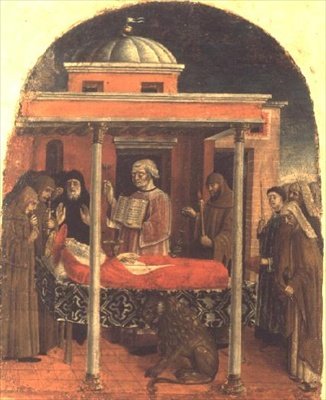 Pogrzeb św. Hieronima, Szkoła Ferrarese autorstwa Italian School