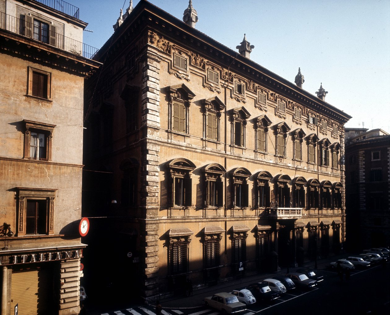 Pałac Madame w Rzymie. autorstwa Italian School
