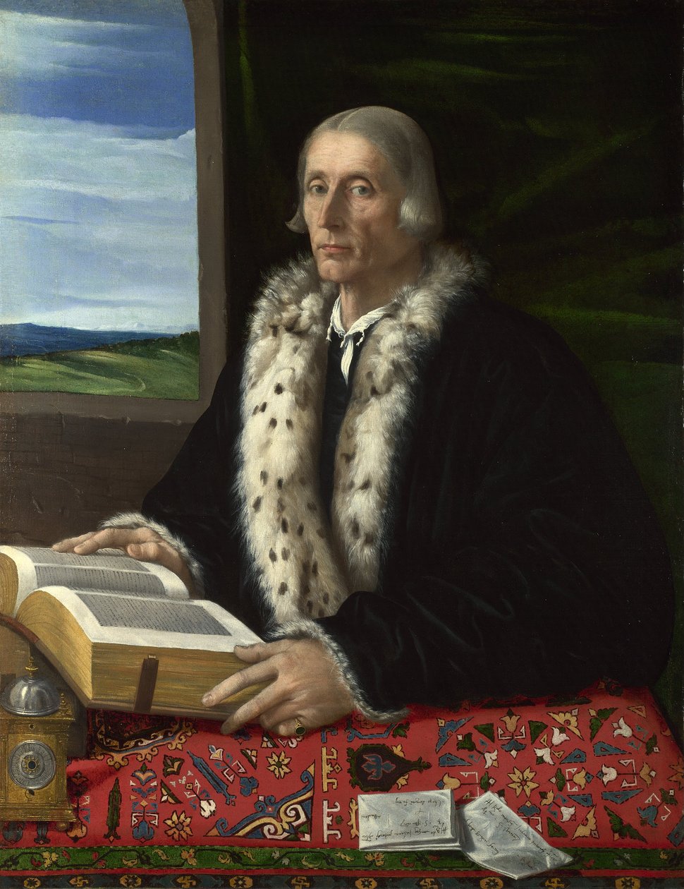 Protonotariusz Giovanni Giuliano autorstwa Italian School