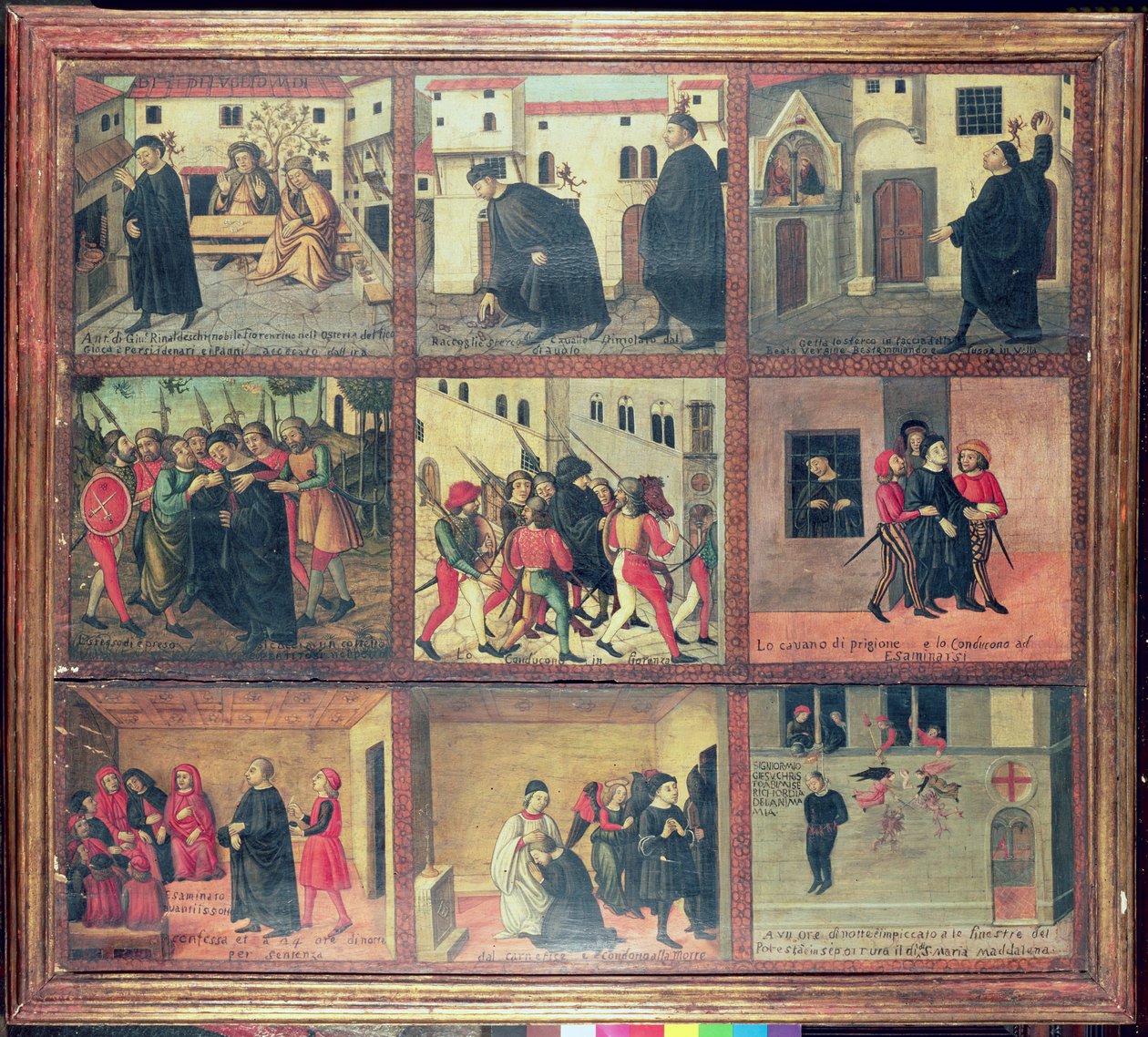 Historia Antonio di Giuseppe Rinaldeschi, florenckiego szlachcica, szkoły florenckiej (zob. szczegół 52655) autorstwa Italian School