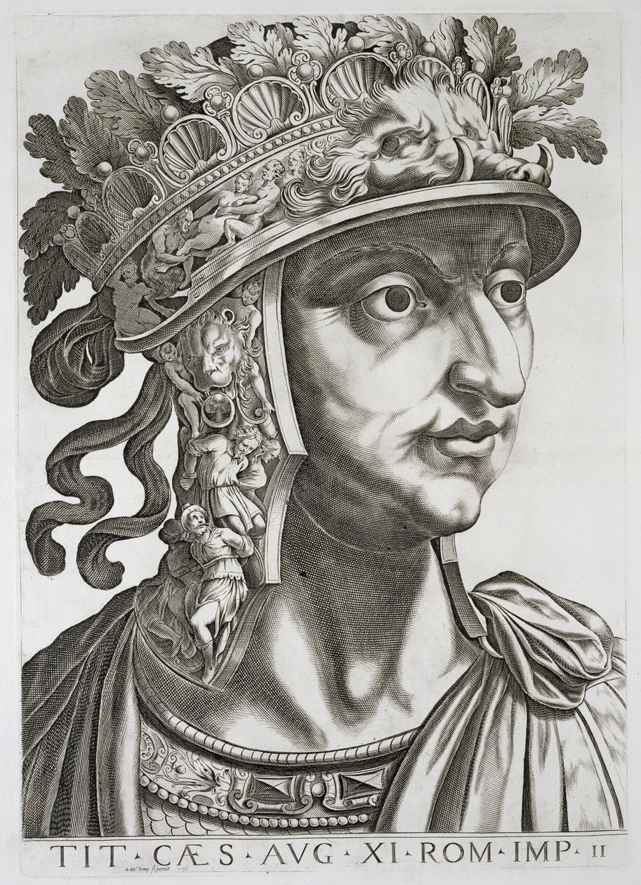 Tytus Cezar (39-81 ne), 1596 autorstwa Italian School