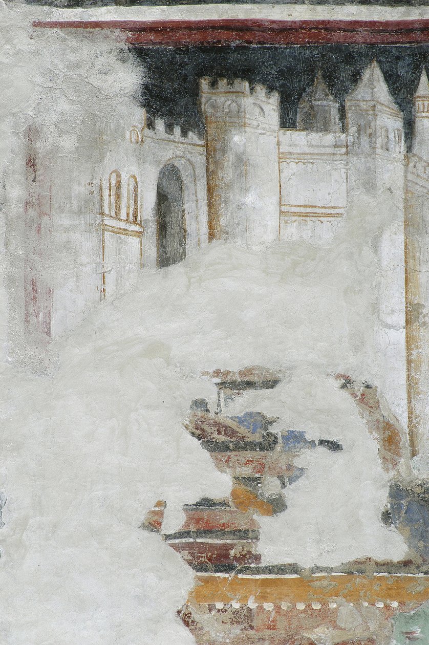 Miasto z wieżami, 1140 autorstwa Italian School