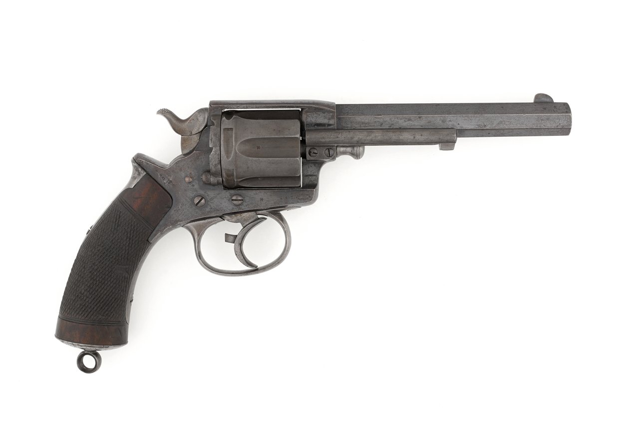 Tranter .450 calowy rewolwer centralnego zapłonu o podwójnym działaniu, ok.1878 (rewolwer, centralny ogień, Tranter MK I, .450 w armii podwójnego działania) autorstwa Italian School