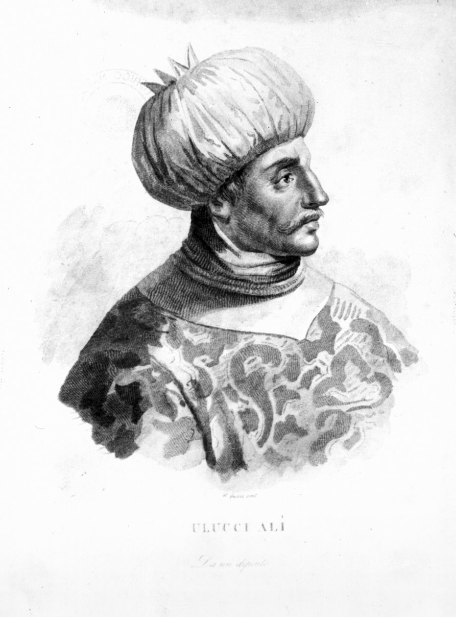 Ulucci Ali (zm. 1587) turecki pirat autorstwa Italian School