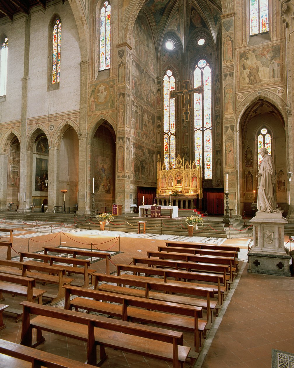 Widok na absydę kościoła autorstwa Italian School