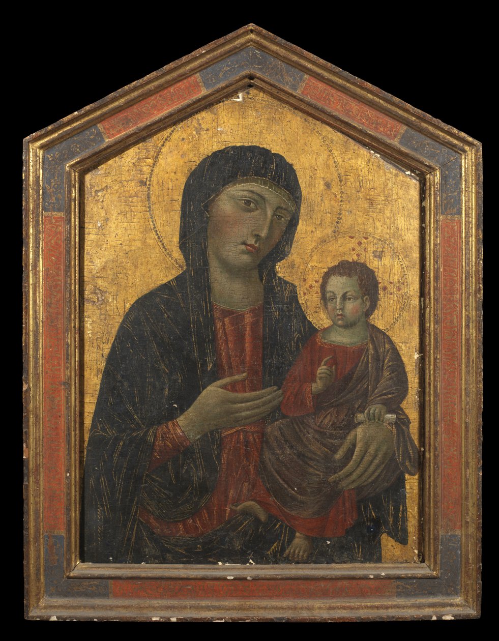 Dziewica z Dzieciątkiem, fałszerstwo na sposób Cimabue autorstwa Italian School