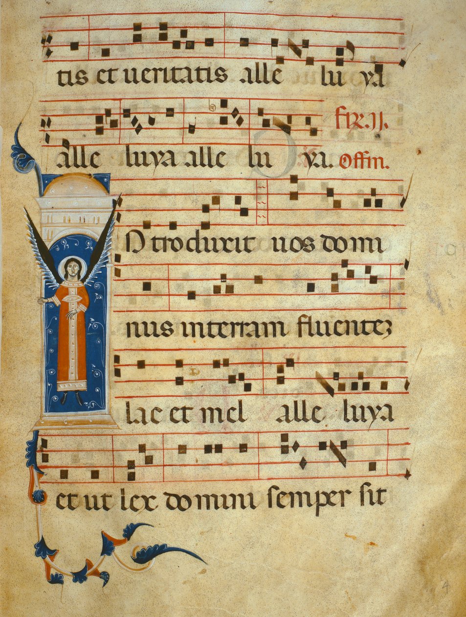 fol 4v. Stopniowy, ok.1260 autorstwa Italian School