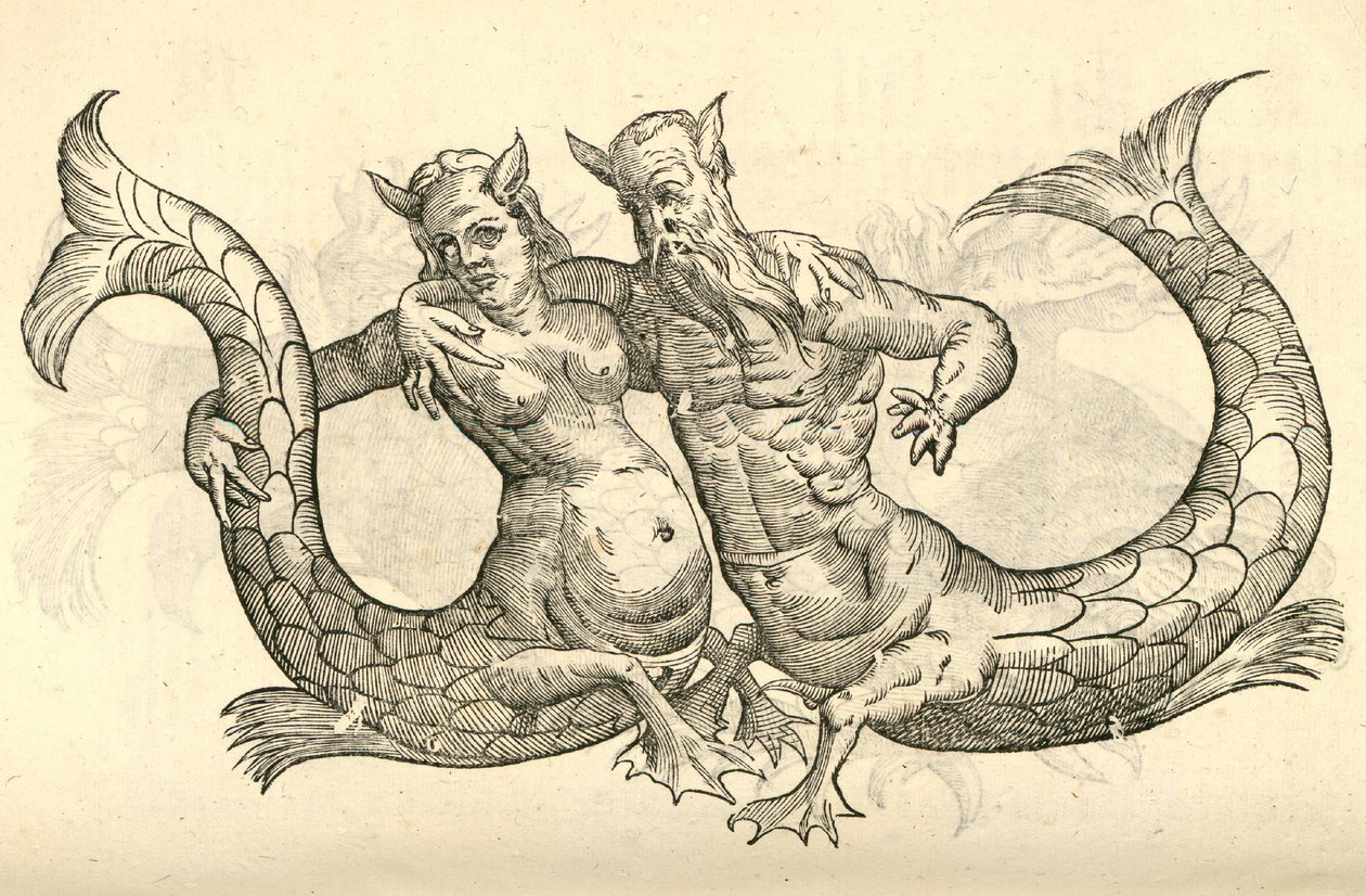 ilustracja Monstra Niliaca Parei z Aldrovandis History of Monsters , 1642 autorstwa Italian School