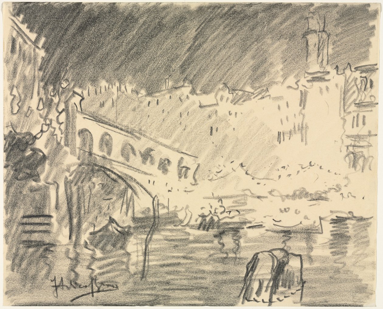 Most Rialto autorstwa Italico Brass