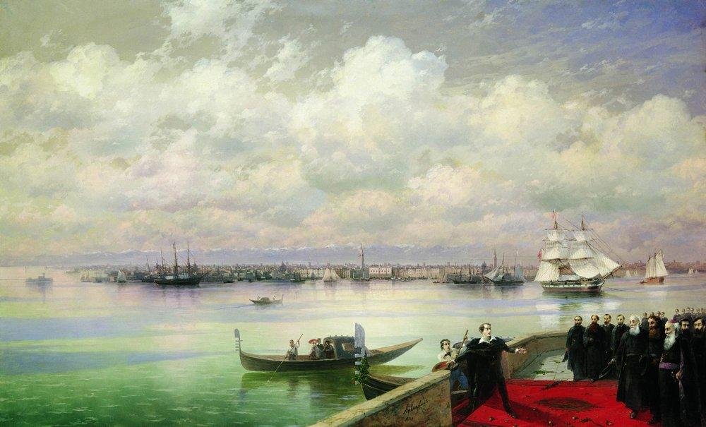 San Lazzaro degli Armeni autorstwa Ivan Konstantinovich Aivazovsky