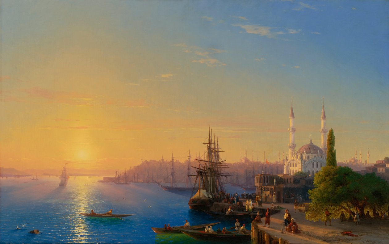 Widok na Konstantynopol i Bosfor autorstwa Ivan Konstantinovich Aivazovsky