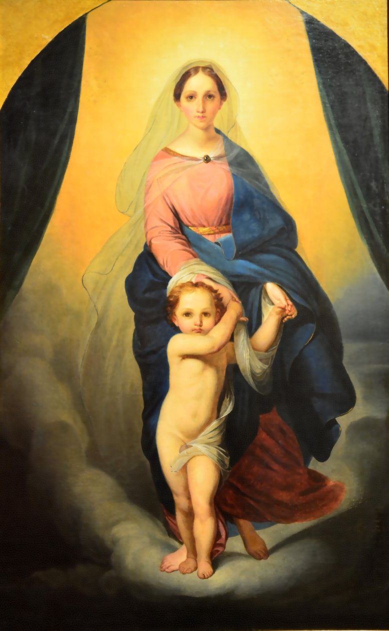 Madonna z Dzieciątkiem autorstwa Ivan Khrutsky