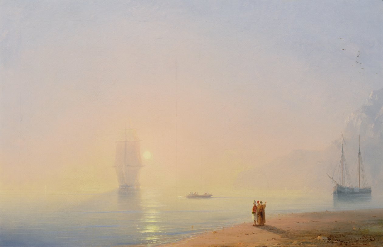 Spojrzenie na Morze Czarne autorstwa Ivan Konstantinovich Aivazovsky