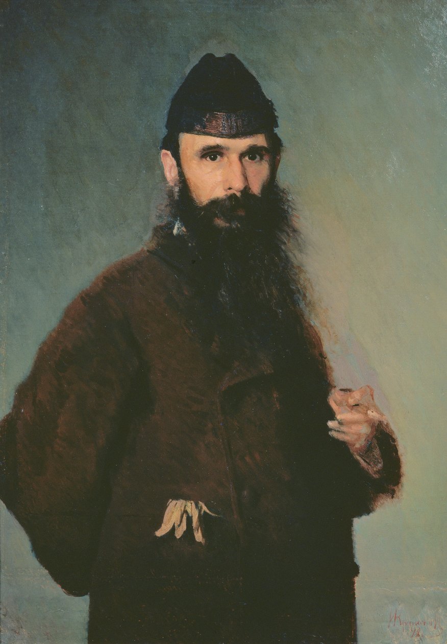 Portret Aleksandra Litowczenko (1835-90), 1878 autorstwa Ivan Nikolaevich Kramskoy