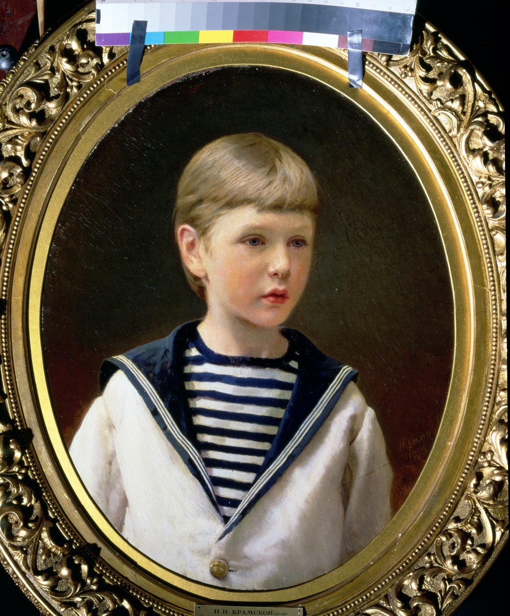 Portret chłopca, prawdopodobnie księcia Anatola Lewina autorstwa Ivan Nikolaevich Kramskoy