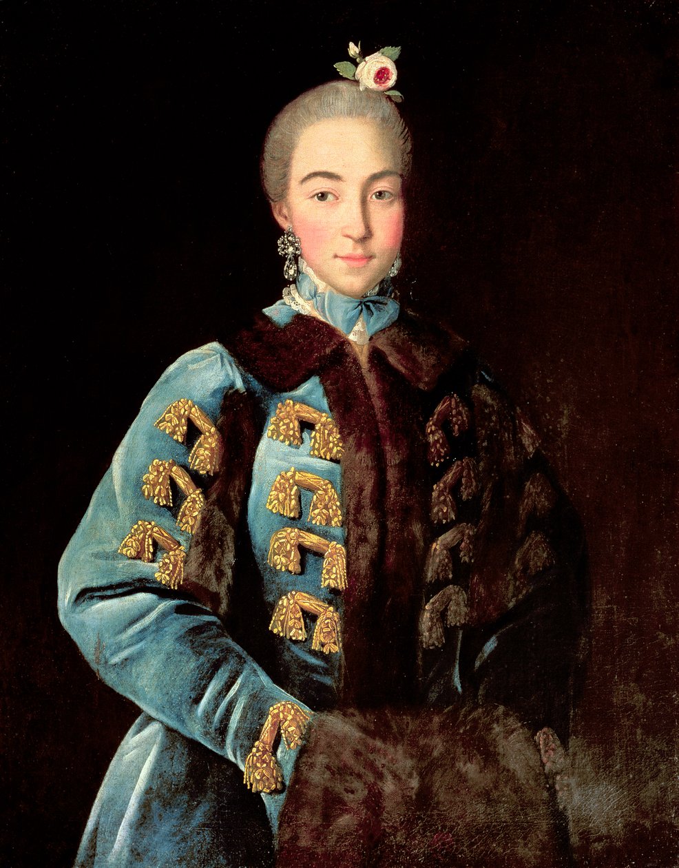 Portret hrabiny Anny Szeremietiewej, ok. 1768 r. autorstwa Ivan Petrovich Argunov