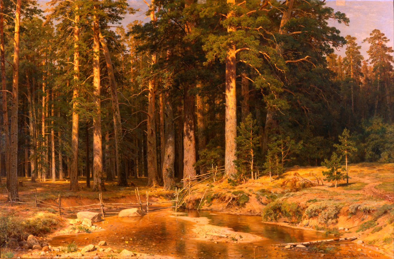 Gaj masztowy autorstwa Ivan Ivanovich Shishkin