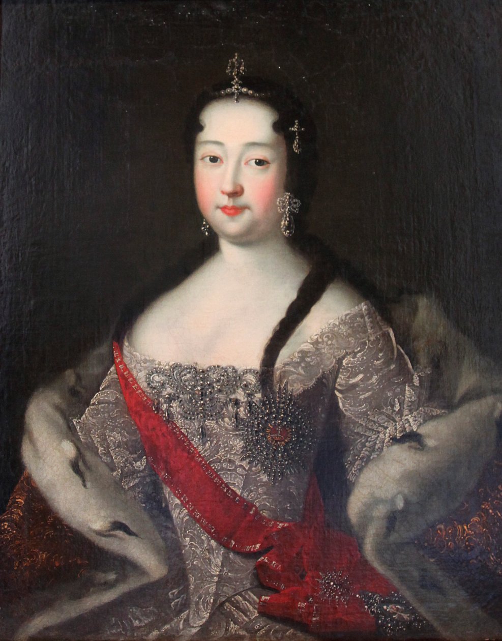 portret carycy Anny Pietrownej, lata czterdzieste XVIII wieku. autorstwa Ivan Adolsky