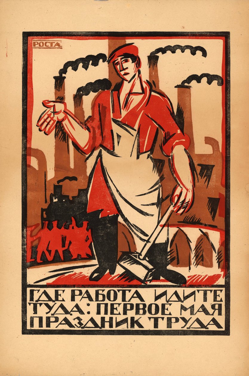 1 maja - Święto Pracy 1920. autorstwa Ivan Andreevich Malyutin