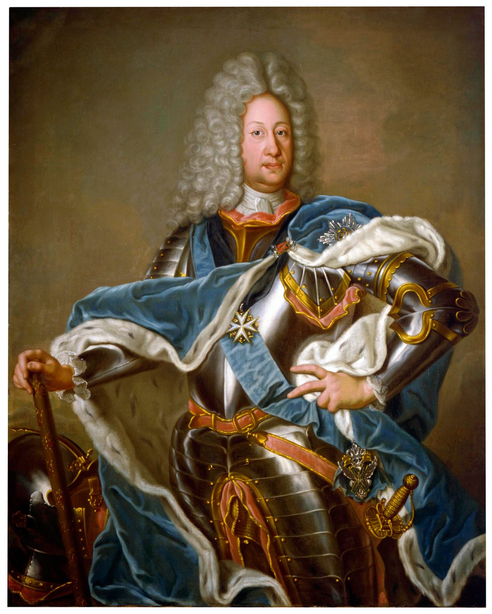 „Portret hrabiego Borysa Szeremietiewa”, 1760 autorstwa Ivan Argunov