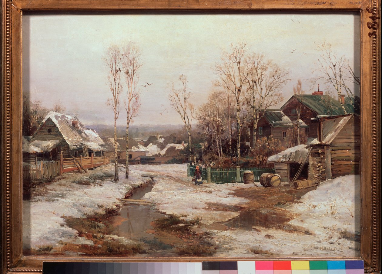 Wiosna pod Petersburgiem - Obraz Iwana Awgustowicza Velza (1866-1926), olej na płótnie autorstwa Ivan Avgustovich Velz