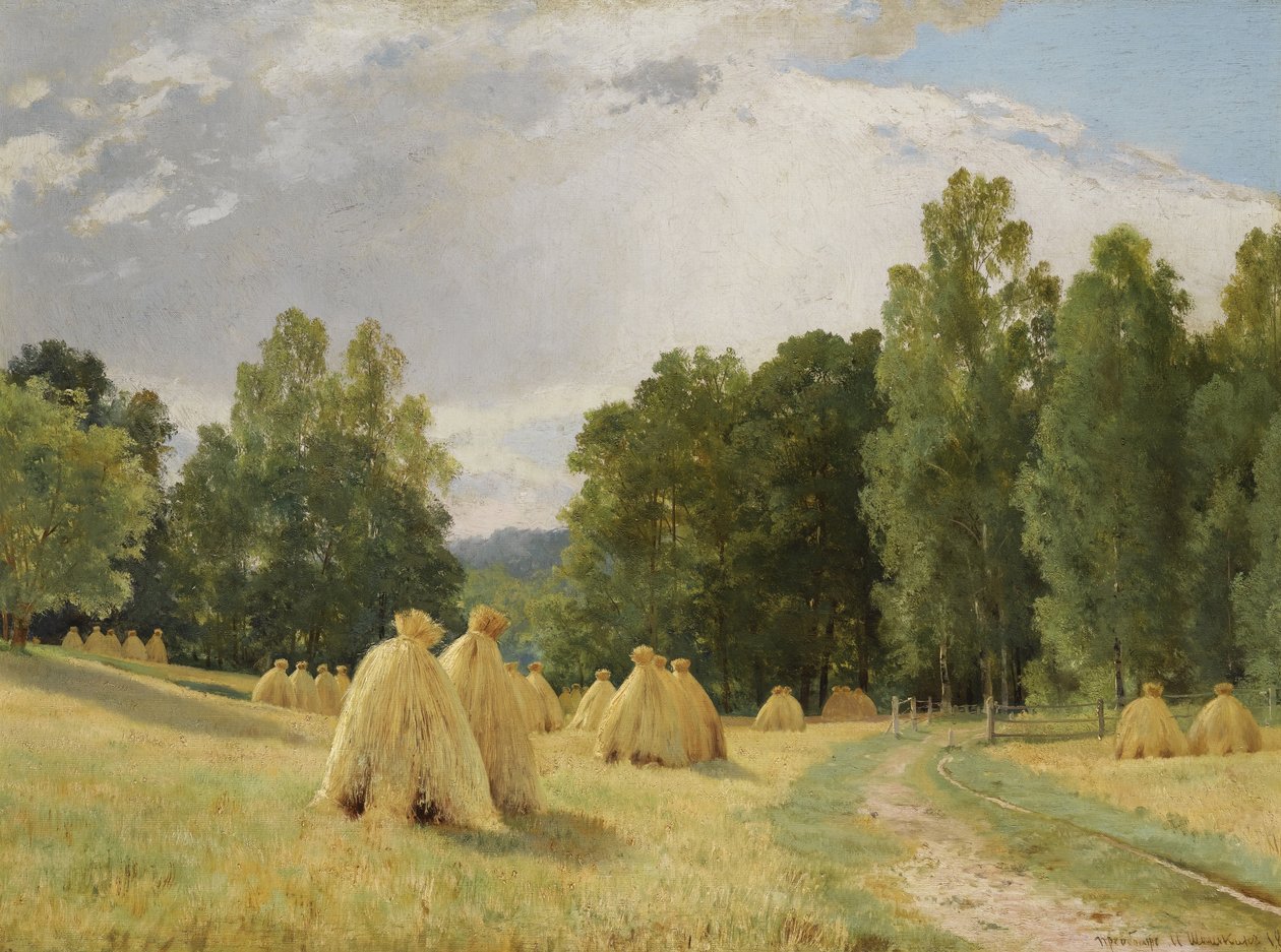 Naostaczka, Preobrazhenskoye autorstwa Ivan Ivanovich Shishkin