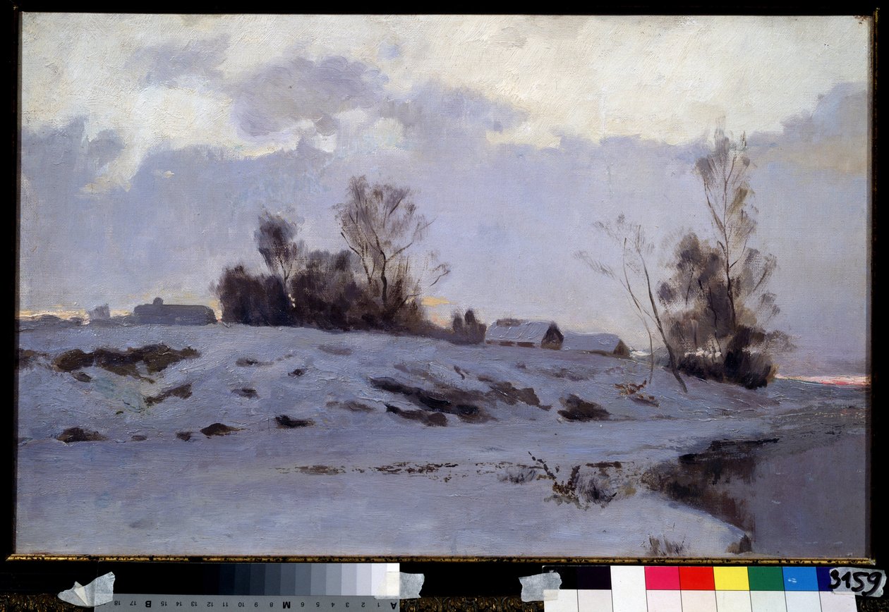 Wczesna wiosna. Obraz Iwana Iwanowicza Jendogurowa (1861-1898), olej na płótnie, XIX-wieczna sztuka rosyjska. Państwowa Galeria Tretiakowska, Moskwa. autorstwa Ivan Ivanovich Yendogurov