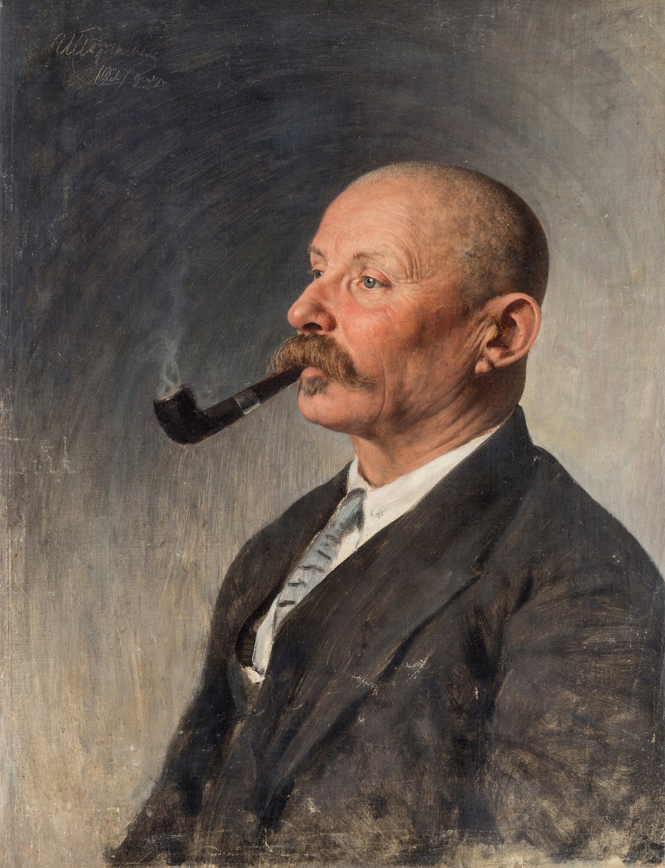 Aleksiej Pawłowicz Chapygin - Portret pisarza Aleksieja Pawłowicza Chapygina (1870-1937) autorstwa Parkhomenko, Iwana Kiriłowicza (1870-1940). Olej na płótnie, rozmiar : 67x5 autorstwa Ivan Kirillovich Parkhomenko