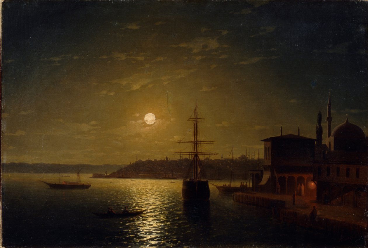 Złoty Róg. Turcja, po 1845 autorstwa Ivan Konstantinovich Aivazovsky