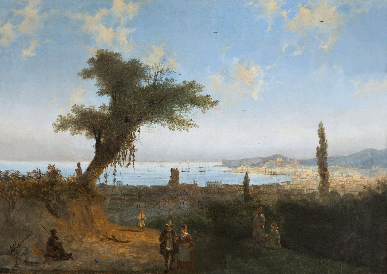 Old Feodosia (Feodosie ou Theodosie) par Aivazovsky, Ivan Konstantinovich (1817-1900) autorstwa Ivan Konstantinovich Aivazovsky