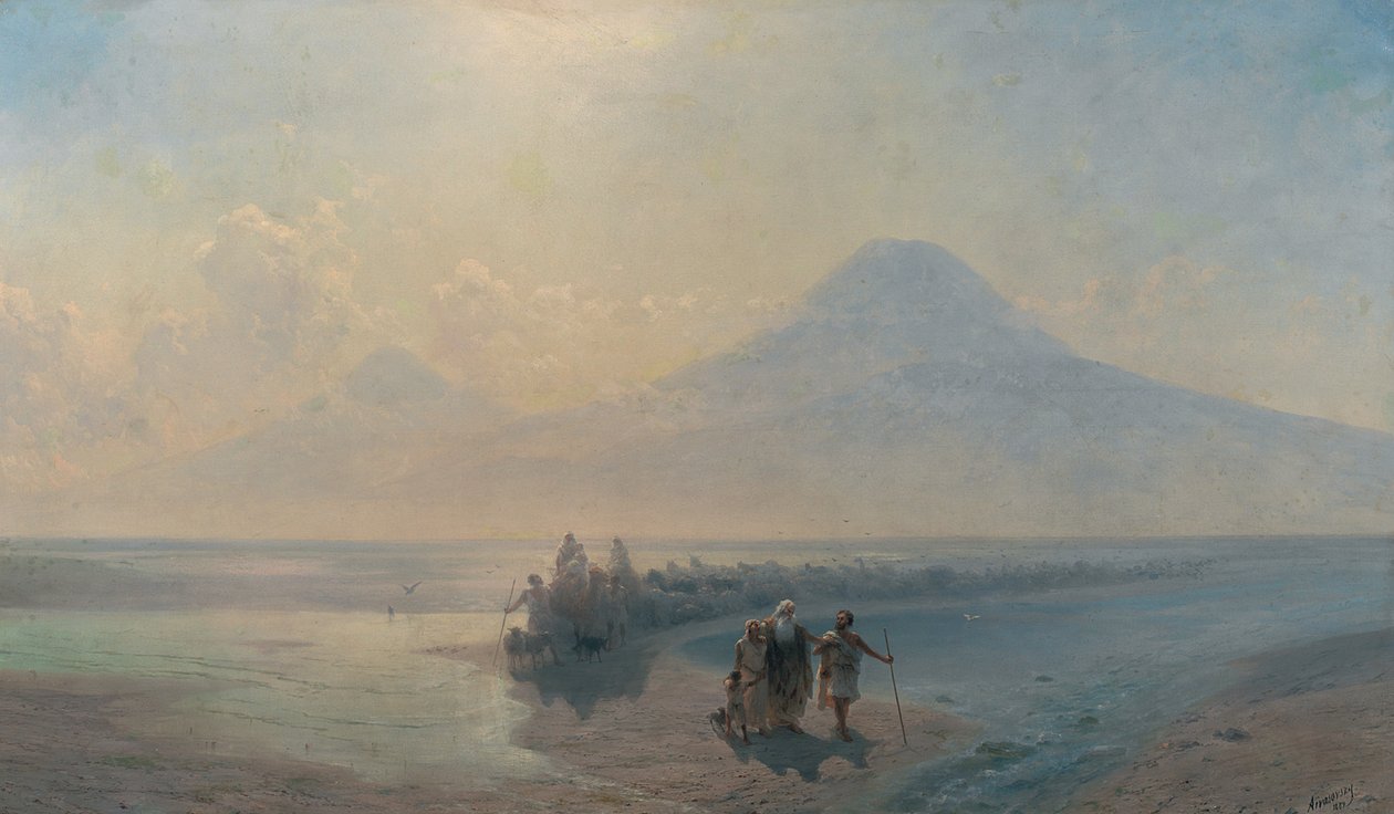 Zejście Noego z góry Ararat autorstwa Ivan Konstantinovich Aivazovsky