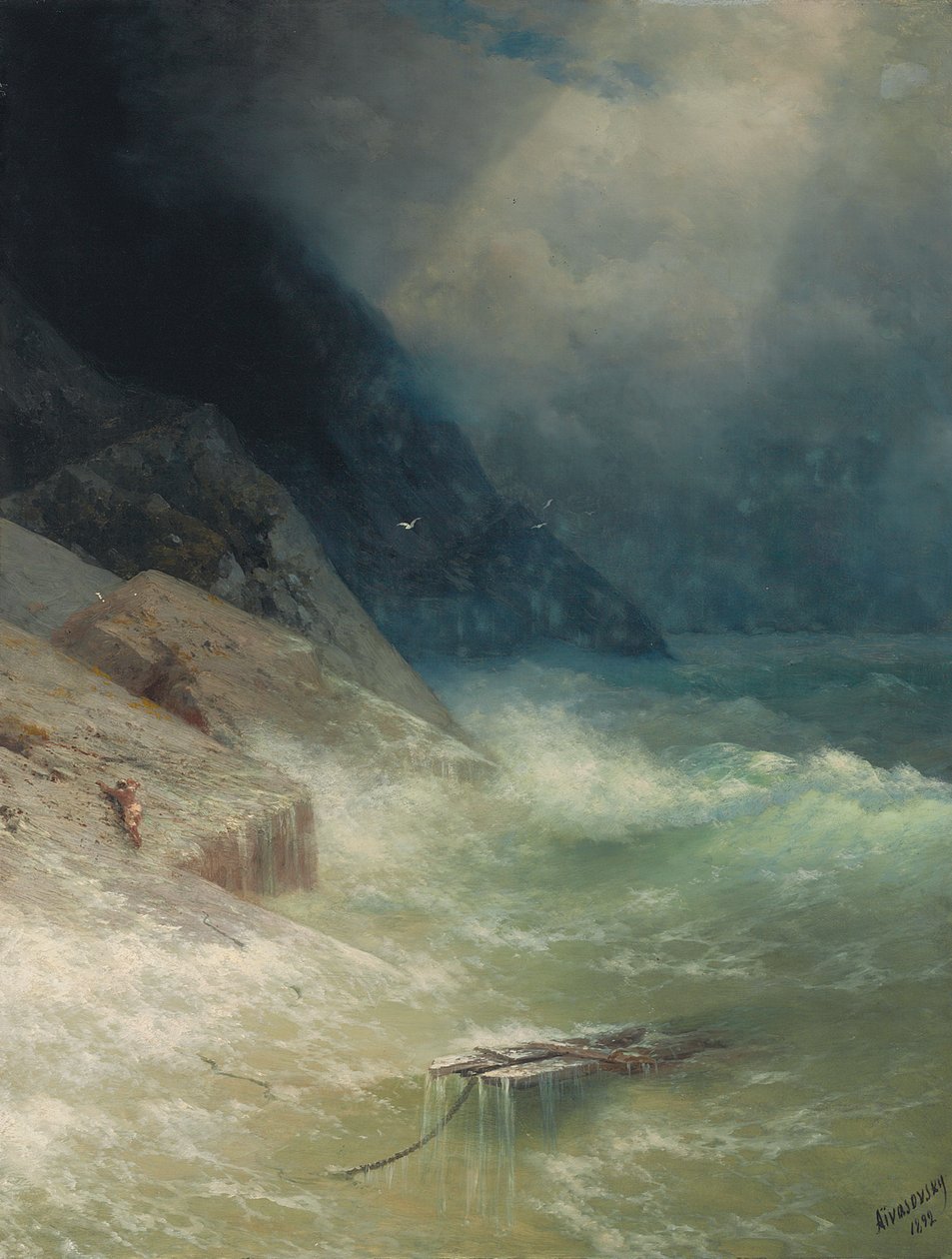 Ocalały, 1892 autorstwa Ivan Konstantinovich Aivazovsky