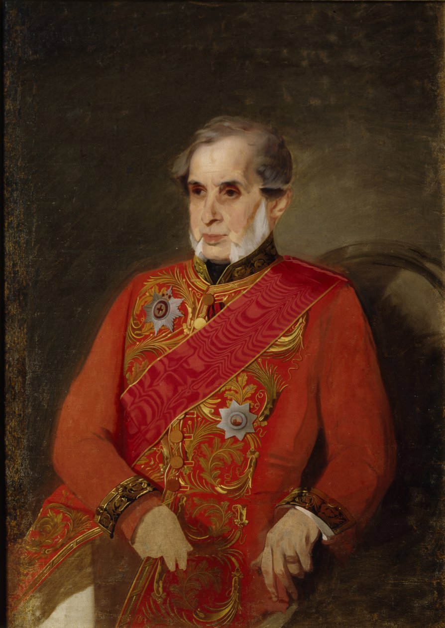 Portret hrabiego Aleksandra Wasiljewicza Koczubeja 1768-1834, lata 60. XIX wieku autorstwa Ivan Kosmich Makarov