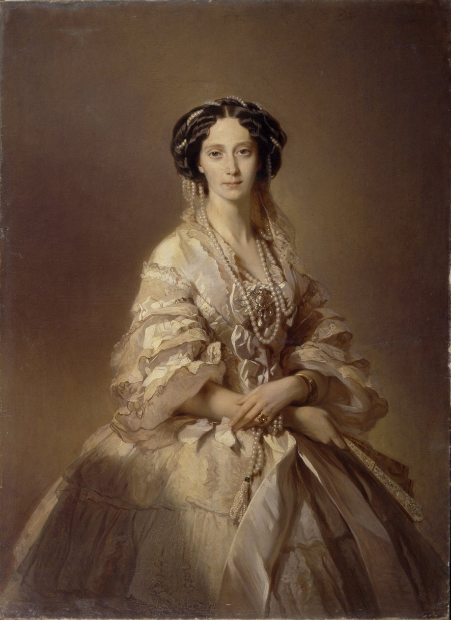 Portret Marii Aleksandrownej 1824-1880, cesarzowej Rosji autorstwa Ivan Kosmich Makarov