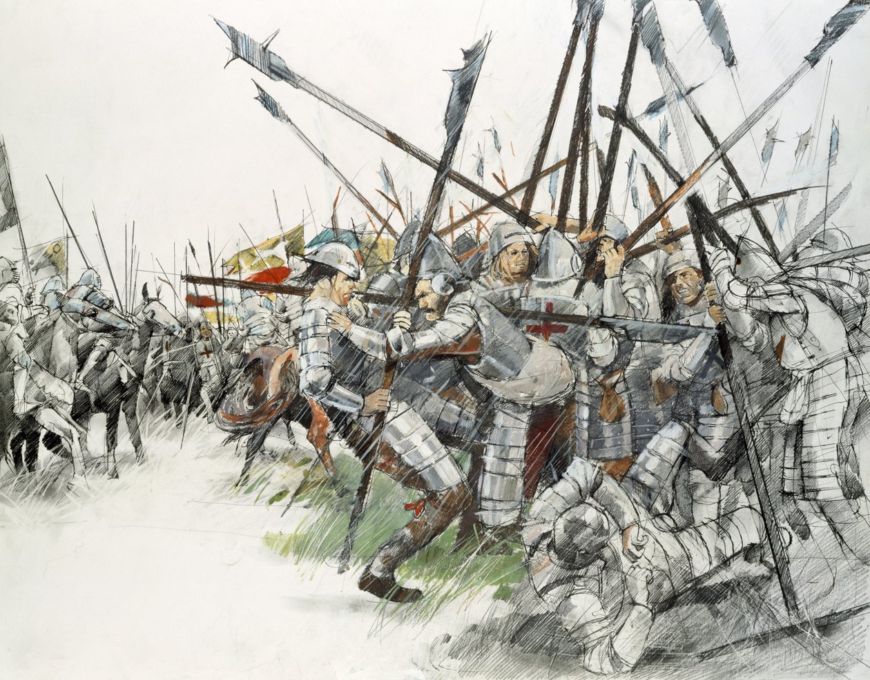 Bitwa pod Flodden Field autorstwa Ivan Lapper