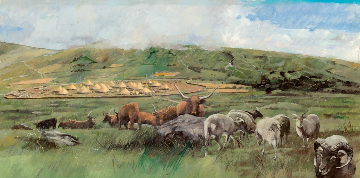 Grimspound, epoka brązu, ok. 1990-2010 autorstwa Ivan Lapper