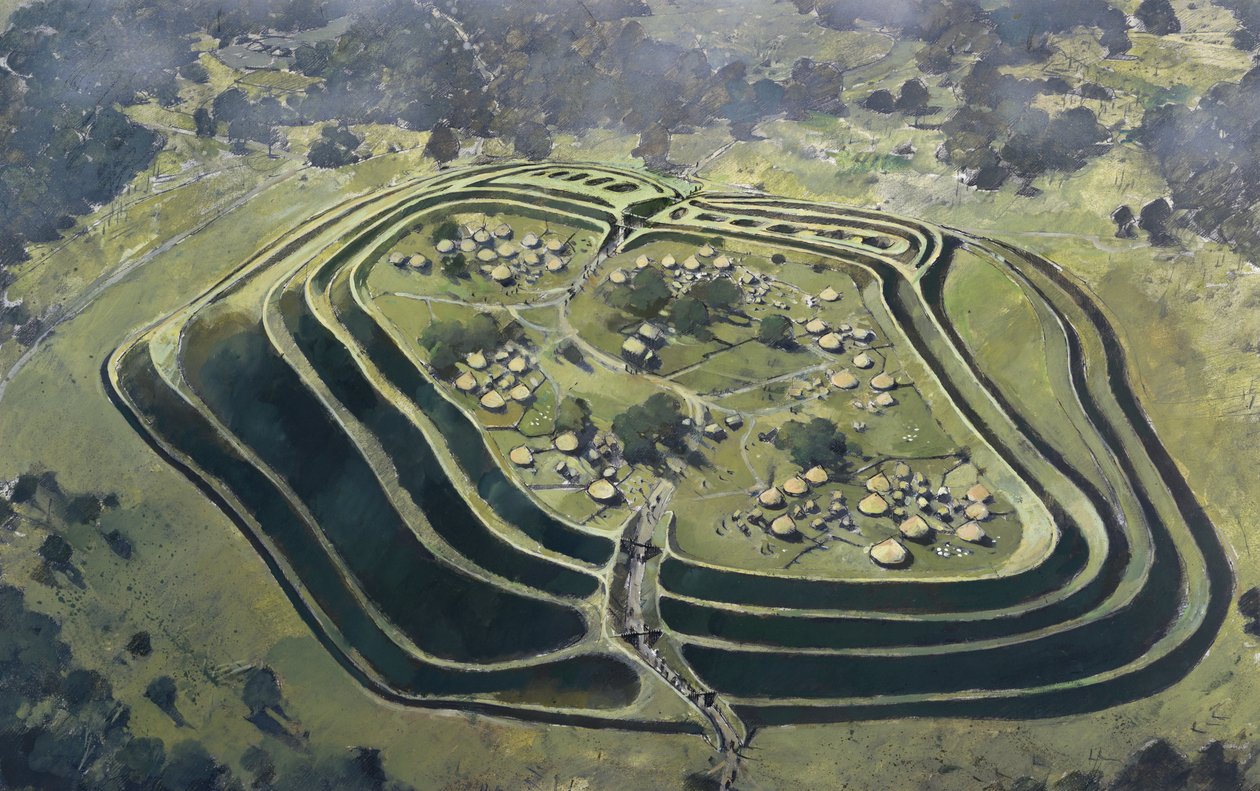 Fort Old Oswestry Hill autorstwa Ivan Lapper