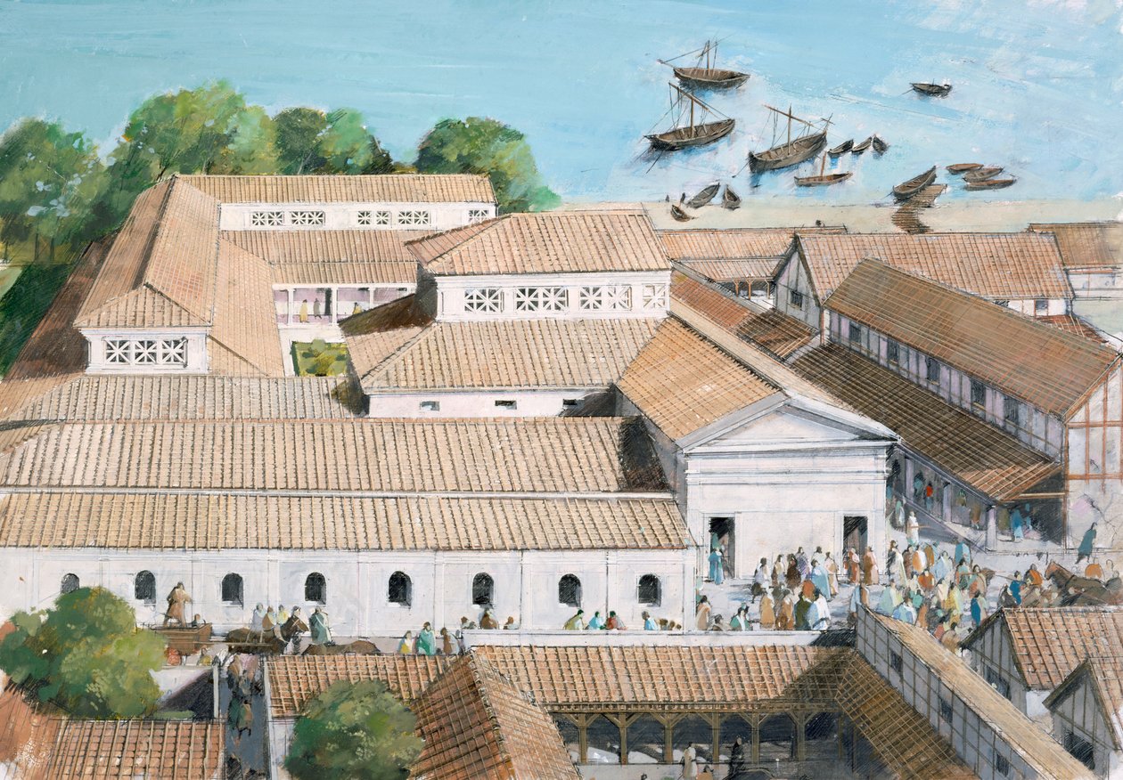 Fort rzymski Richborough, III wiek. 1990-2010 autorstwa Ivan Lapper