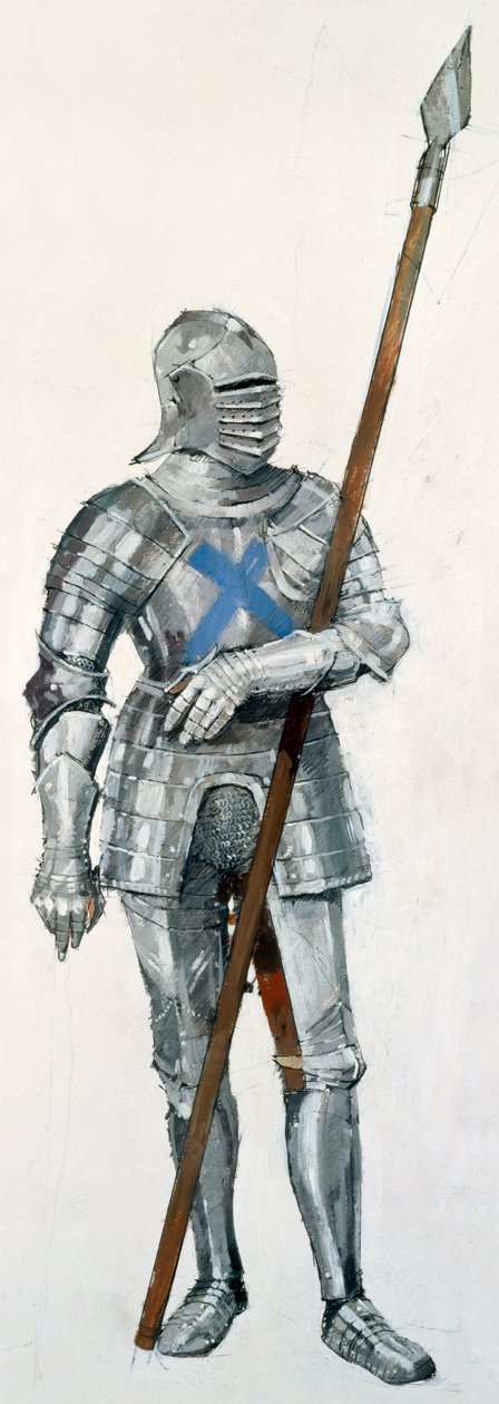 Szkocki żołnierz, Bitwa pod Flodden Field, 1513, c1990-2010 autorstwa Ivan Lapper
