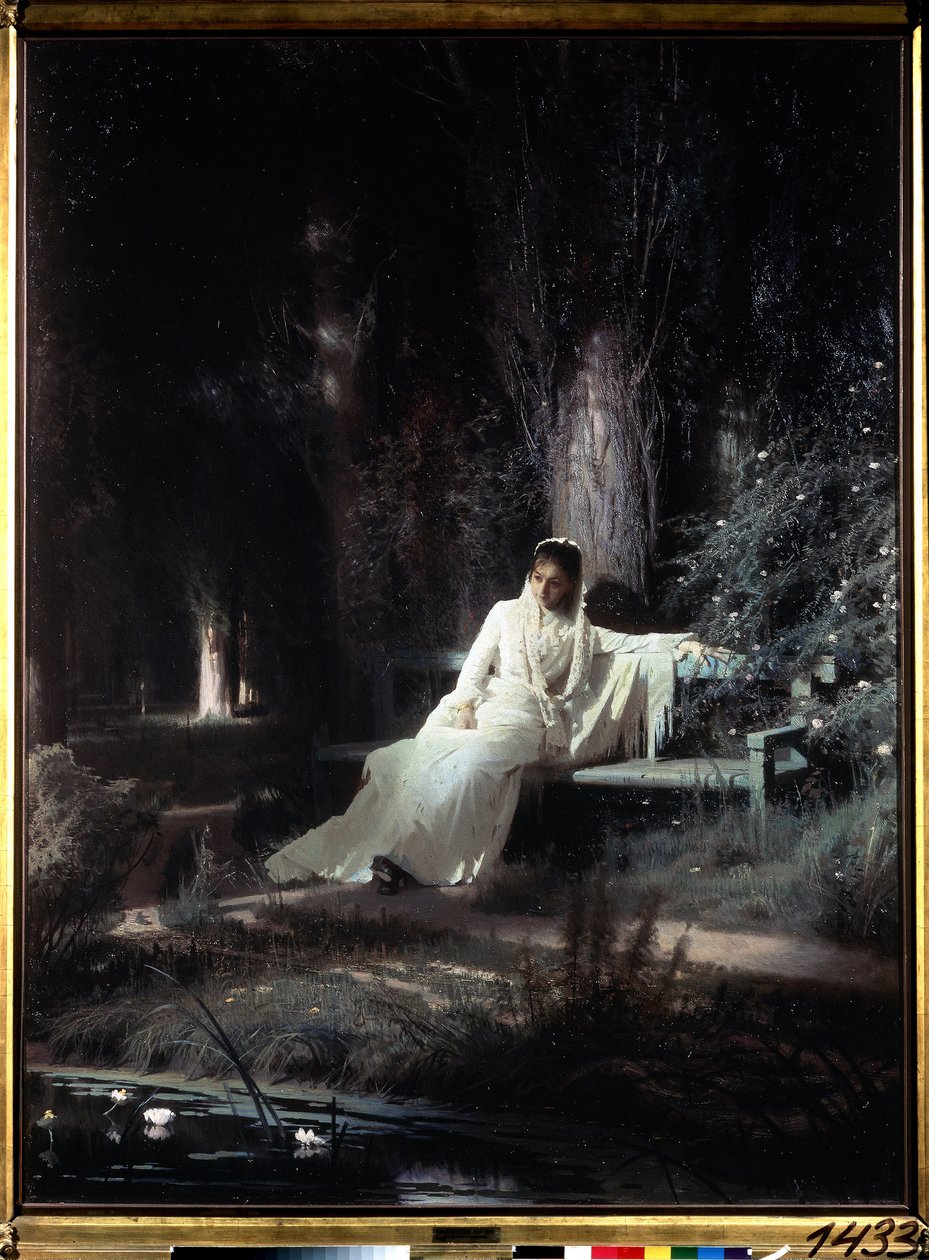 Księżycowa noc autorstwa Ivan Nikolaevich Kramskoy